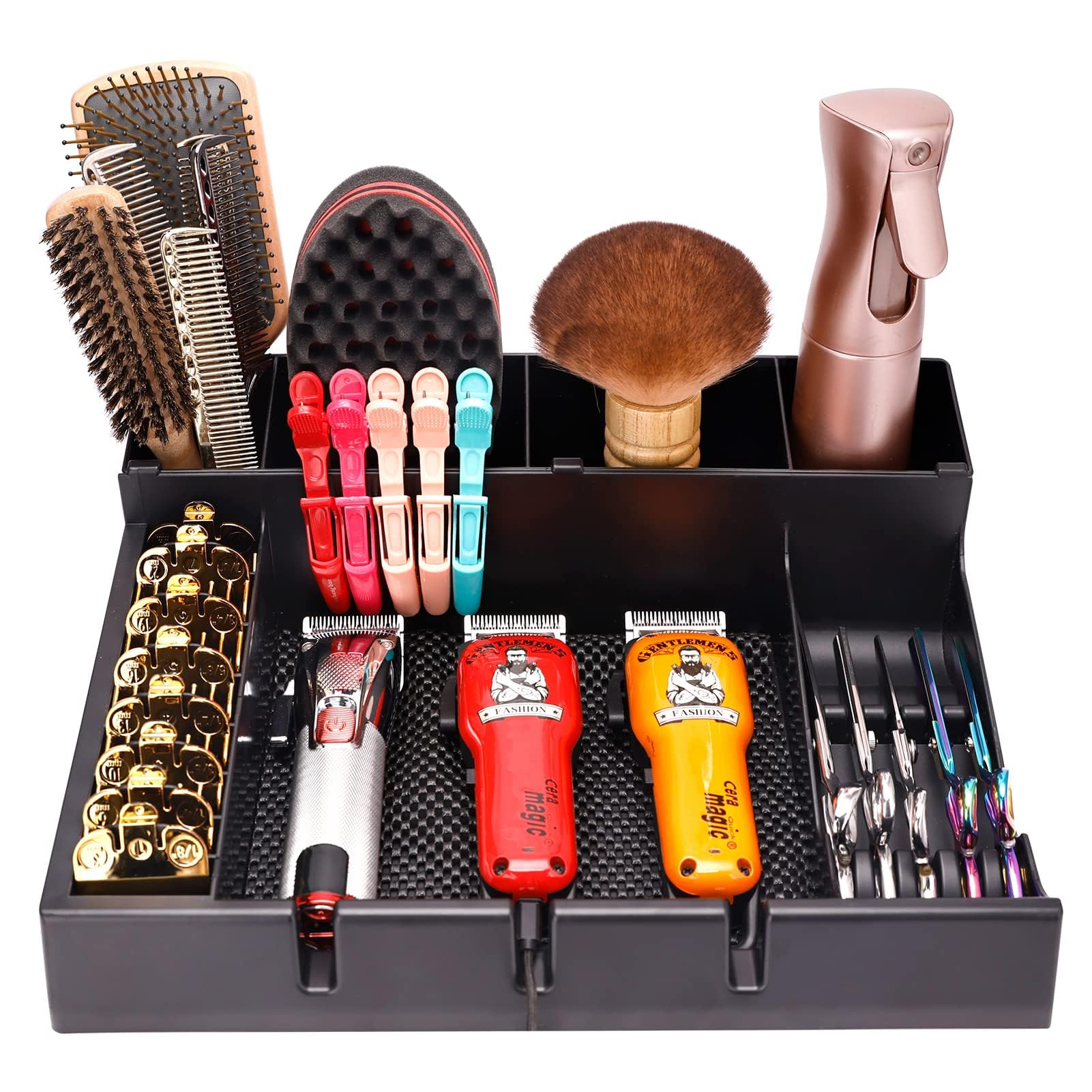 Amazon.com: ZIBARBER Barber Clipper Organizer Barber Tools Tray